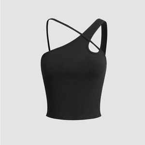 New Commense Asymmetrical Halter Tank Top